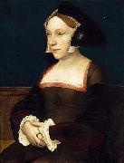 Hans holbein the younger Portrait of an English Lady oil painting on canvas